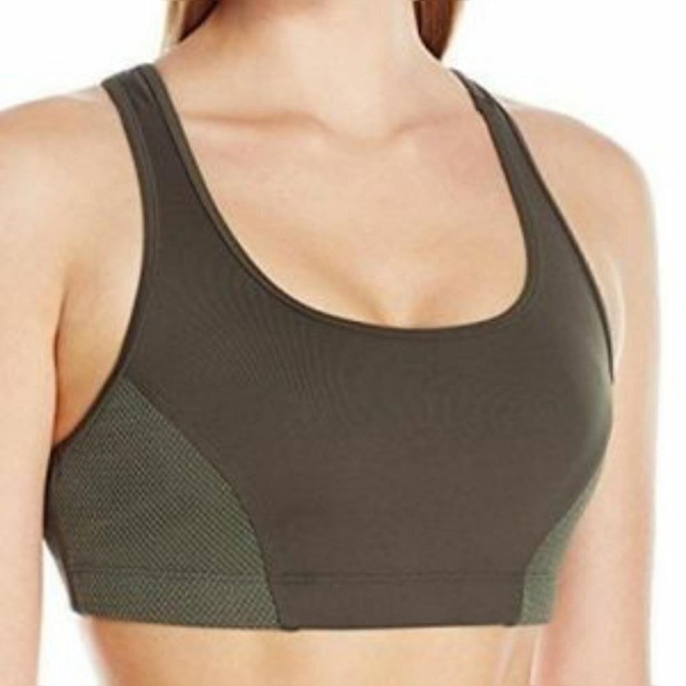 45. Koral  Women Green Force Versatility Racerback Sport Bra Size Small
